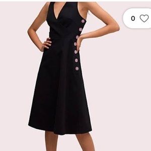 Kate Spade jacquard scallop dress